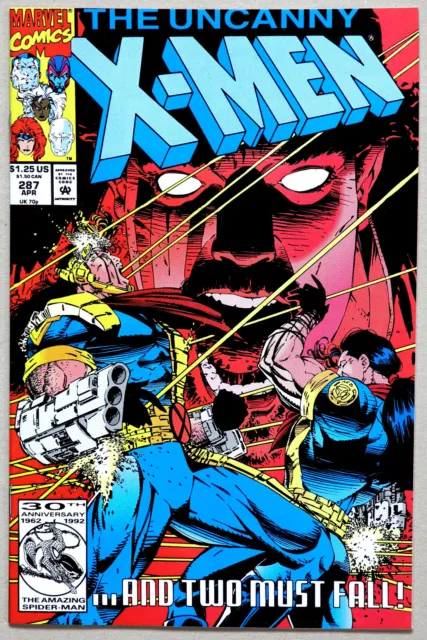 Uncanny X-Men #287 Vol 1 - Marvel Comics - Jim Lee - Scott Lobdell - John Romita
