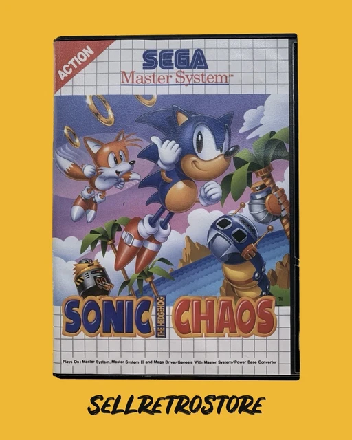 SONIC THE HEDGEHOG Chaos - Sega Master System - OVP - Modul - Anleitung ...