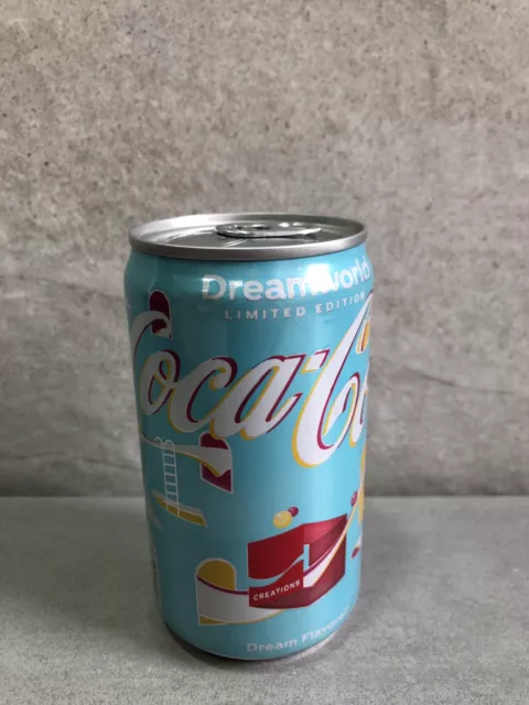 Lata de Coca Cola DreamWorld con Azucar Limited Edition 2022 USA Sin Abrir