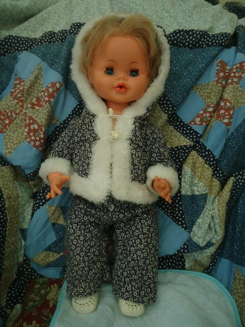 Poupon Bella Calin 40cm, étanche, Dans Son Panier, Boîte D'origine, Made In France