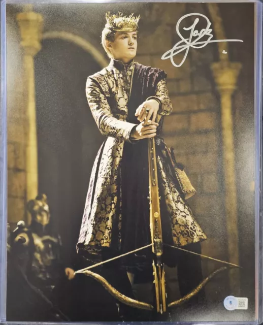 Jack Gleeson Signed  "Game Of Thrones" 11X14 Photo Beckett Certified