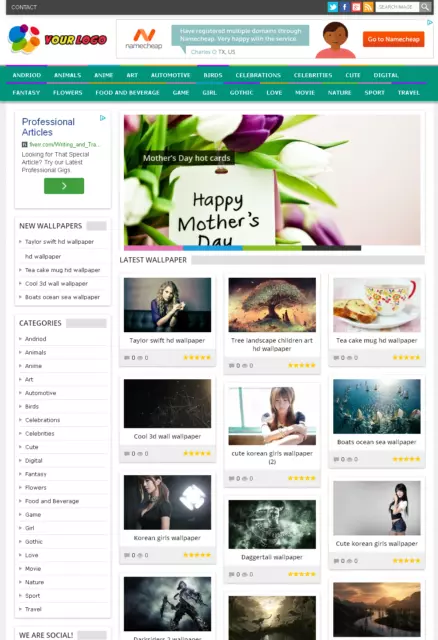 Wallpapers Download Website, 1000+ HD Wallpapers Loaded + Free Hosting SSL