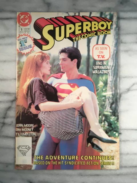 Superboy #1 (1990-DC) **High+ grade** Photograph cover!