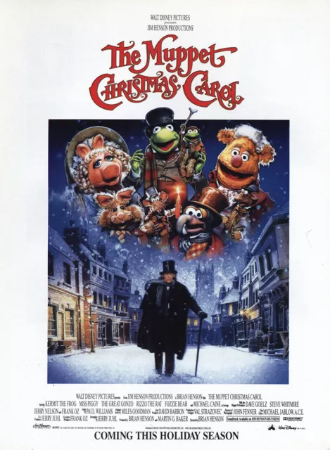 1992 Muppets Christmas Carol Promo Vintage Print Ad