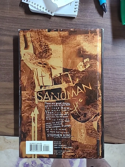 THE SANDMAN WORLD'S End (DC Comics/Vertigo 1994 couverture rigide