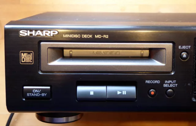 Grabadora Minidisco SHARP MD-R2H con Mando a Distancia Original