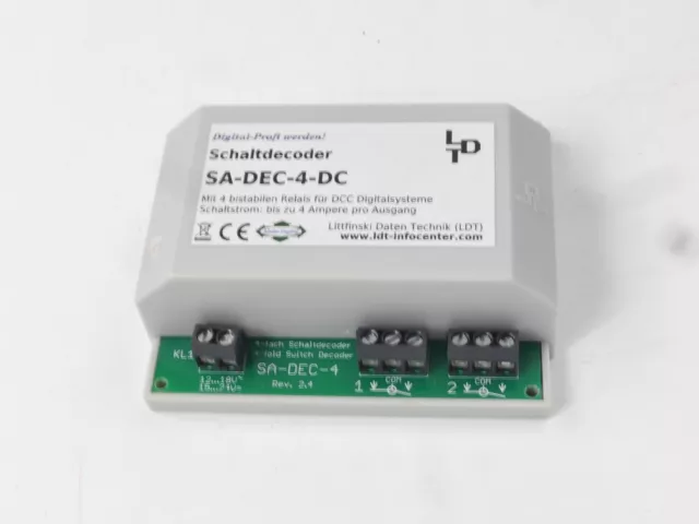 Littfinski LDT SA-DEC-4-DC Decoder Schaltdecoder 4-fach für DCC