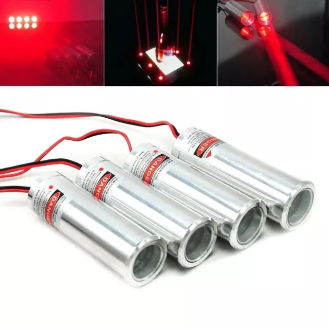 1pc Fat Beam 650nm 100mW Red Thick Dot Laser Diode Module 3.7-5V LED Stage Light