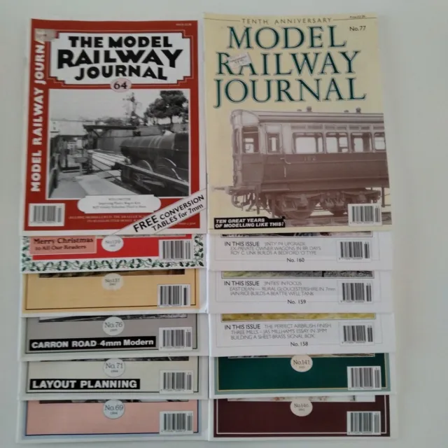 Model Railway Journal Magazine Mixed Bundle Lot of 12 Editions UK