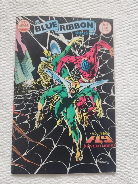 Blue Ribbon Comics #4 Comic Book 1984 VF/NM Rudy Nebres Archie Fly