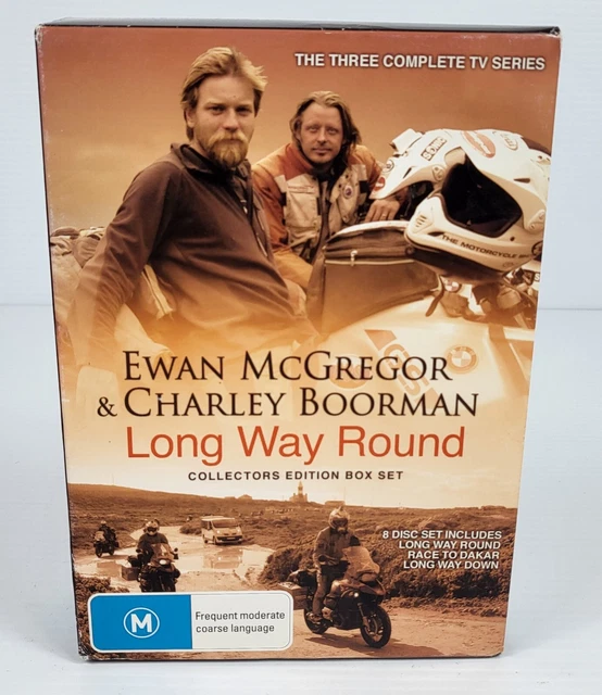 LONG WAY ROUND Collectors Edition Box Set 8 Disc Ewan McGregor TV