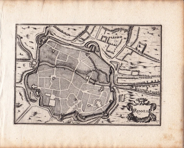 Carte Ancienne De La Beauce (Chartres, Eure-et-Loir, Loiret) Par Christophe Tassin, 1634