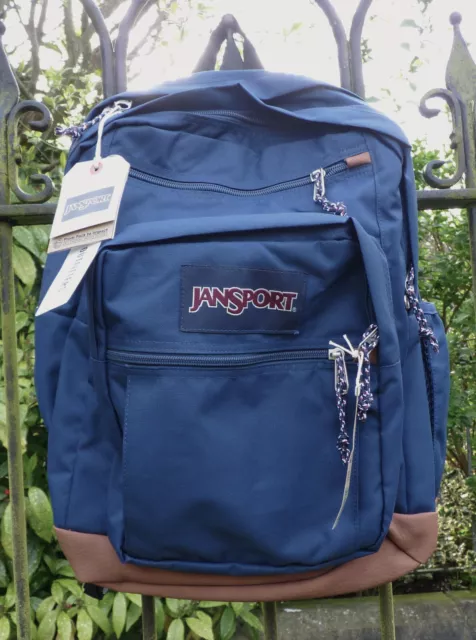 JANSPORT COOL STUDENT  NAVY 34L Backpack - New With Tags