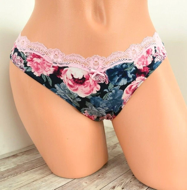 Lot De 3 Strings Hauts En Dentelle Victoria’s Secret Taille S (Watermelon, Neufs Emballage D’origine)