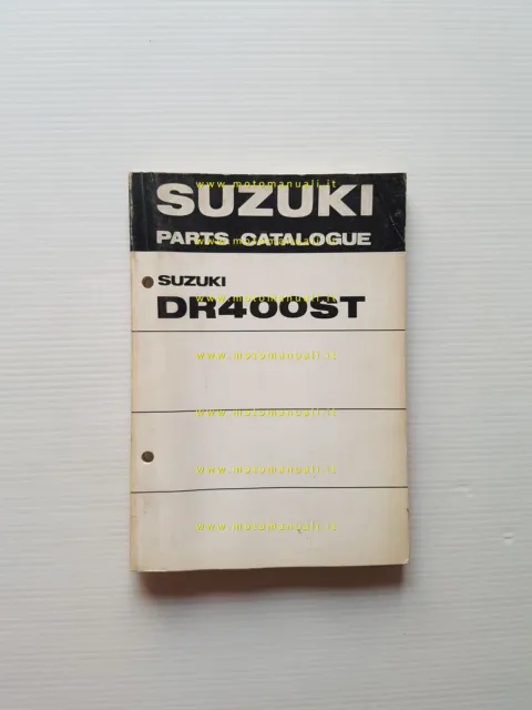 Suzuki DR 400 ST 1980 catalogo ricambi originale spare parts catalogue