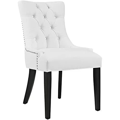 Modway MO- Regent Modern Tufted Faux Leather Upholstered with Nailhead Trim, ...