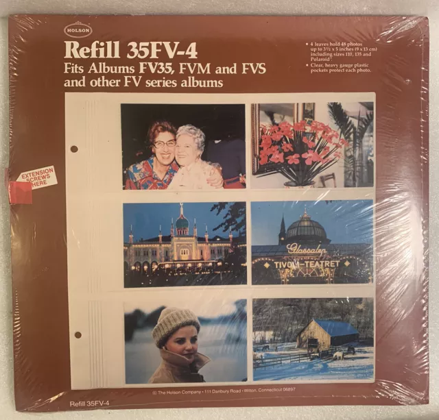 Holson Photo Album Refill 35FV-4 Fits FV35, FVM and FVS 4