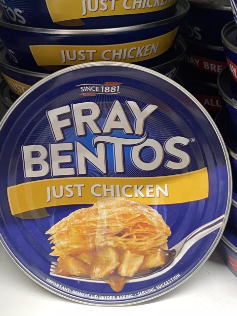 3 X FRAY BENTOS Just Chicken 425g Piedi Pasto Veloce BBE 11/2024