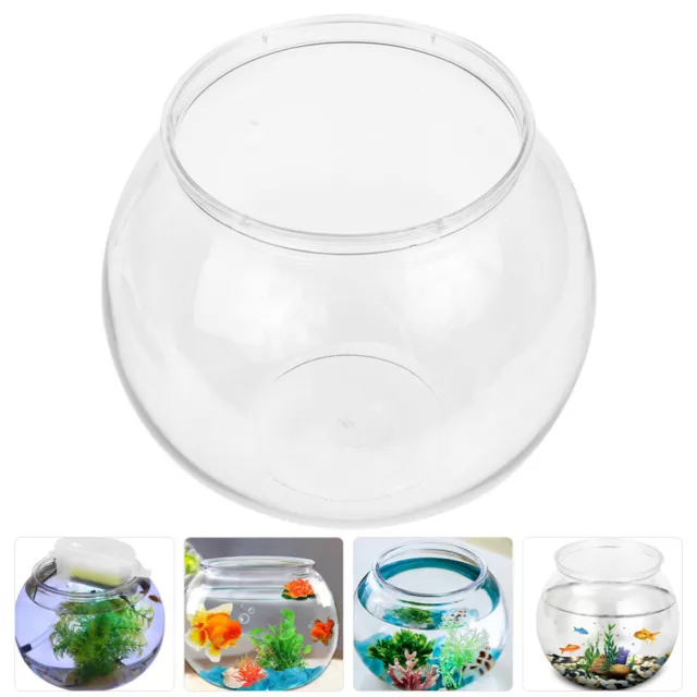 The Pet Office Miniature Terrarium Tank Xl Plastic Fish Bowl
