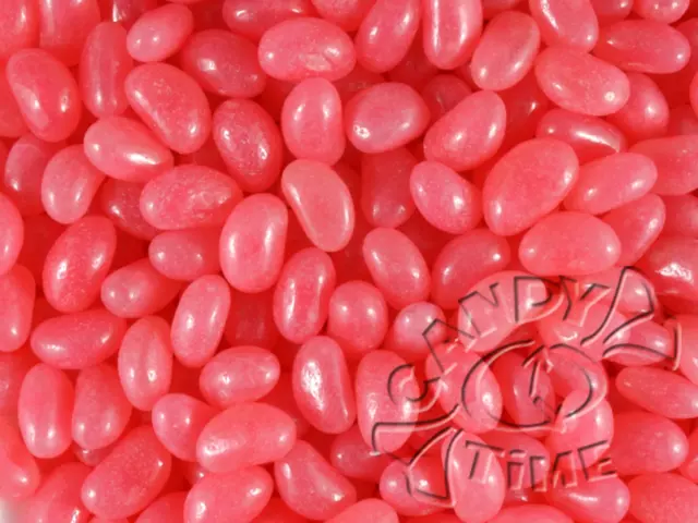 Mini Jelly Beans Pink 1kg Bag