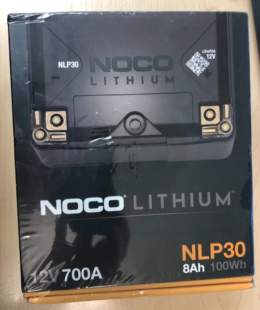 NOCO NLP30 -  12V / 700A  / 8AH - Lithium Powersport Battery - *BRAND NEW*