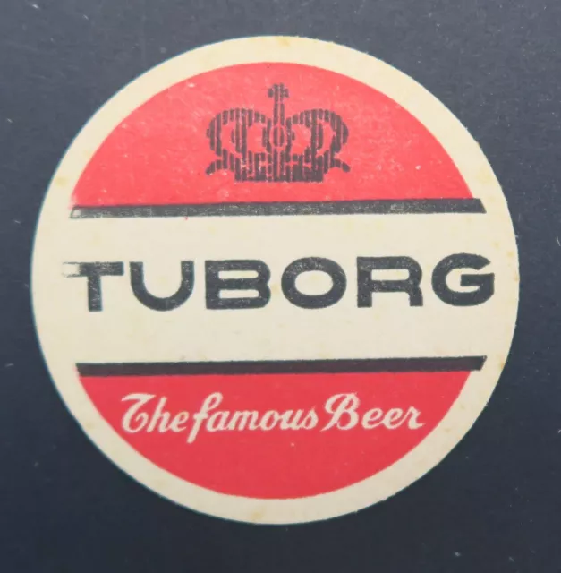 Ancien sous-bock bière TUBORG coaster Bierdeckel 10