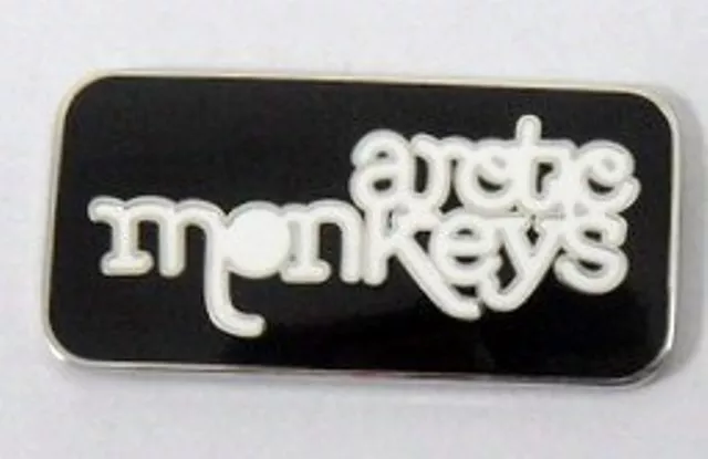 Arctic Monkeys enamel badge.Miles Kane,Oasis,Pretty Green,Mod,The Vaccines.