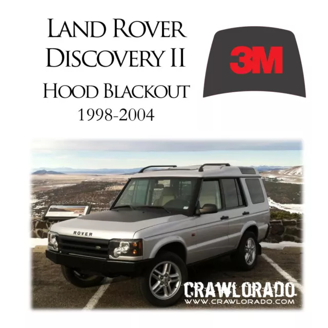 Land Rover Discovery 2 Hood Blackout Decal Sticker Disco II 1998 1999 2000 2001