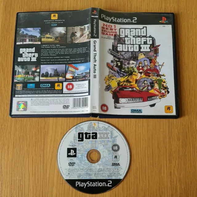 Grand Theft Auto Iii (3) Playstation 2 Ps2 Pal Game Boxed No Manual Free P&P