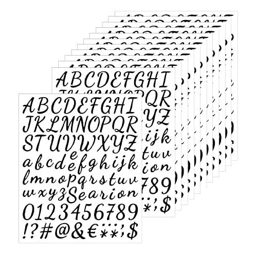 PICCOLE LETTERE ADESIVE appiccicose oro rosa etichette alfabeto adesivi  artigianato WD-39 EUR 4,39 - PicClick IT