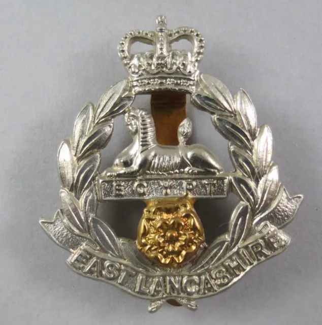 Military Q/C Cap Badge East Lancashire Regiment British Army Infantry Gaunt