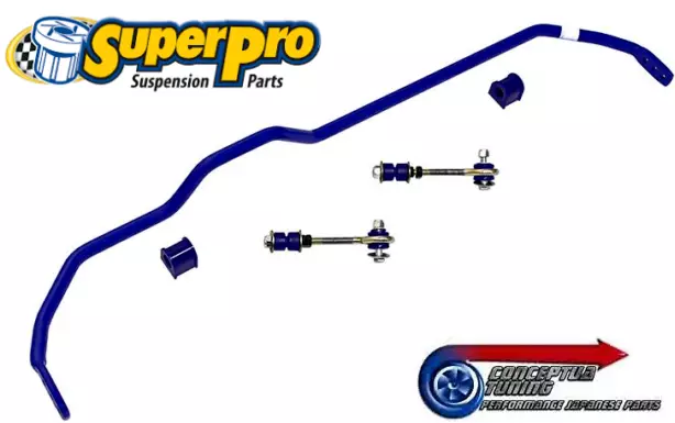 SuperPro Potenziato Posteriore 24mm Barra Antirollio o,Kit - Per S14 200SX Zenki 2