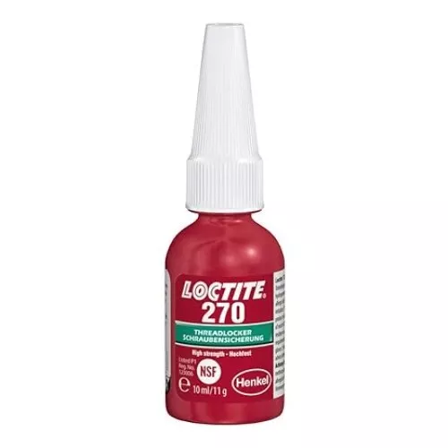 Loctite 270 High Strength & General Purpose Adhesive Threadlocker - 10ml