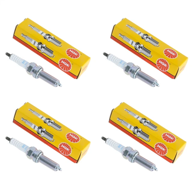 NGK Lot De 4 Bougies D’Allumage CR8E - Haute Performance Pour Moto Et Quad