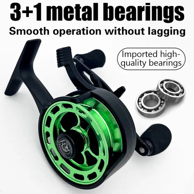 Ice Fishing Reel, Inline Ice Reel, Innovative Structure Design, Magnetic Drop