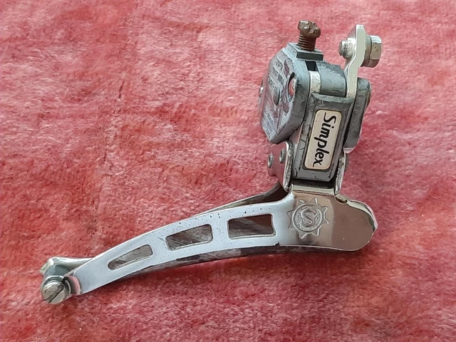 DÉRAILLEUR AVANT SIMPLEX super compétition vélo ancien Peugeot