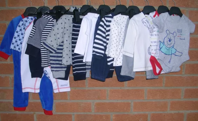 NEXT GAP M&S etc Boys Bundle Trousers Jeans Tops Outfits Sets Age 0-3 Months