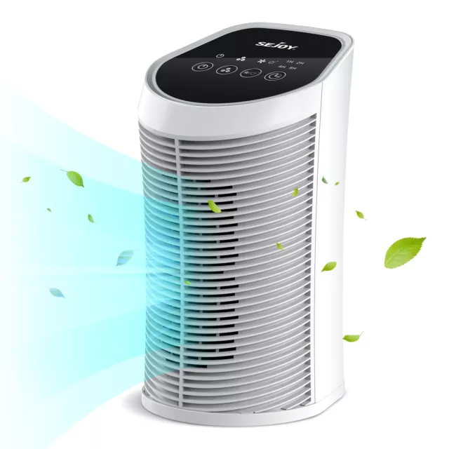 SEJOY Purificateur d'air Maison Chambre HEPA  Air Purifier Filtration Minuteur 2