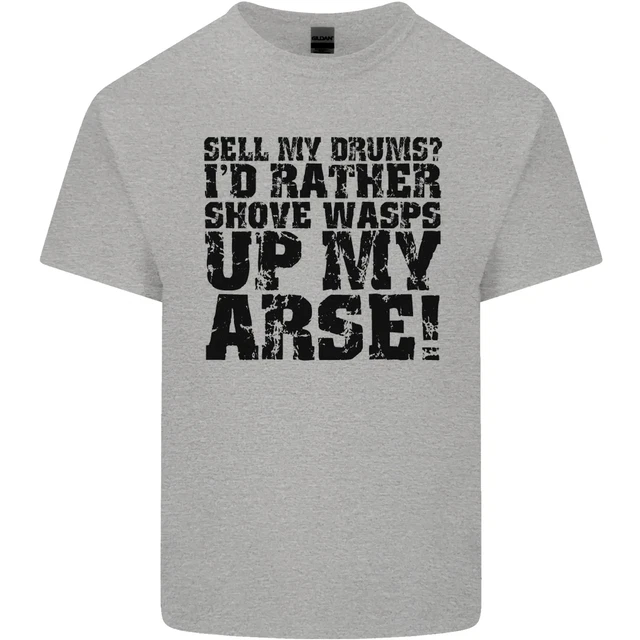Vendi i miei tamburi? T-shirt da uomo in cotone Drums Drummer Drumming 4