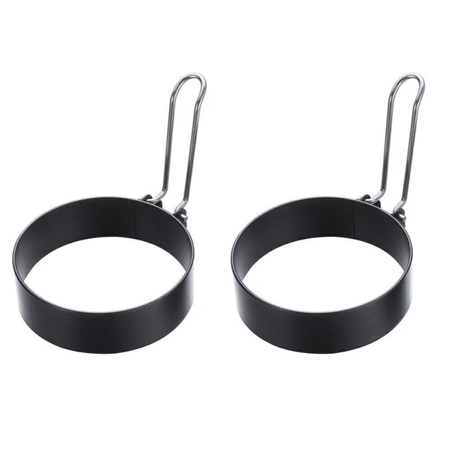 2Pcs Eierring einkreisen Ei Ringe für Bratpfanne