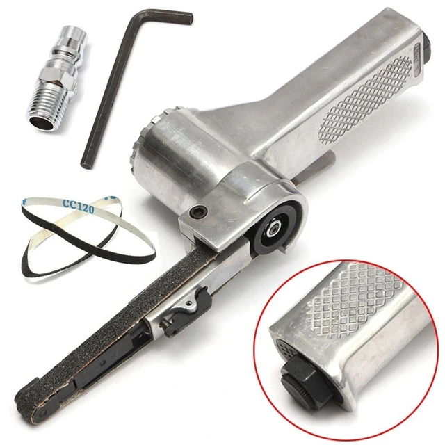 Cinturón de aire 90 psi amoladora de cinta de repuesto amoladora de aire con cintas de lijado