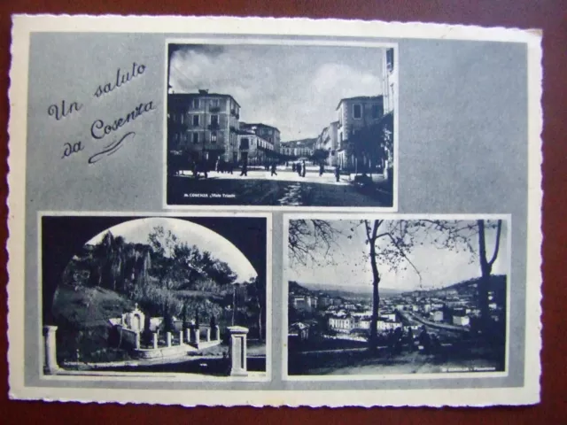 Cartolina Di Cosenza Anno 1941 Con Annullo Postale