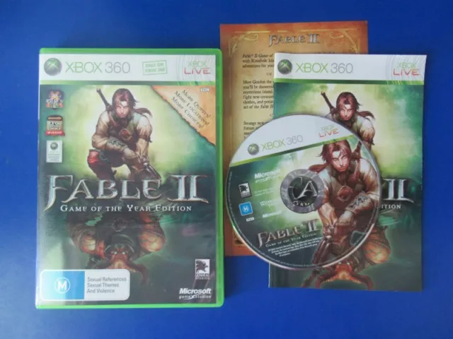 FABLE II - Game of the Year Edition - Microsoft Xbox 360 Games PAL AUS  $8.99 - PicClick AU