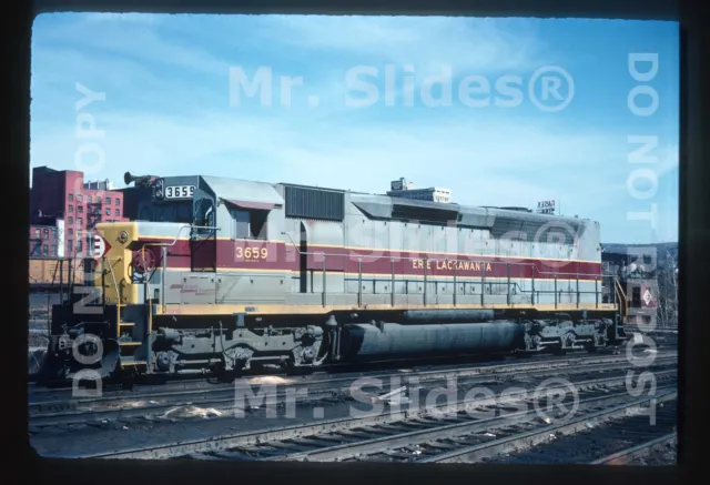Original Slide EL Erie Lackawanna SDP45 3659 Scranton PA 1976