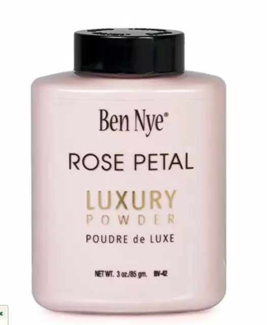 Ben Nye Rose Petal Luxury Translucent Powder 3 Oz  /85gm