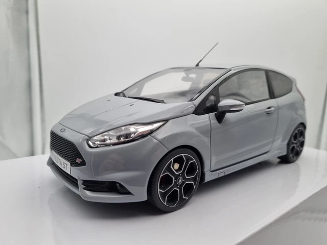 Modellauto Ford Fiesta ST200 Storm Grey 2016 OttO mobile 1:18 Resinemodell (Türen, Motorhaube