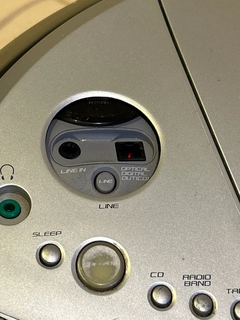 SONY CFD-S250L CD Radio Cassette-Corder Portable Boombox AM/FM Mega ...