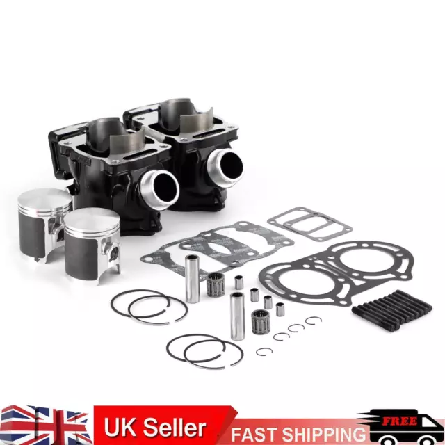 Cylinders,Pistons,Bearings,Top End Gasket,Head Studs,64mm For Yamaha Banshee 350