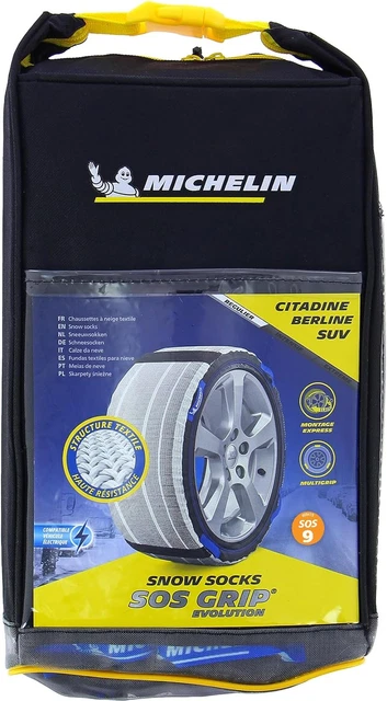 MICHELIN SOS Grip Evolution 9 Calze da neve in tessuto Catene da neve di emergen