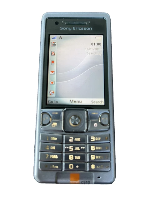 Sony Ericsson - Silver Orange) Mobile Phone, Used Condition With Charger